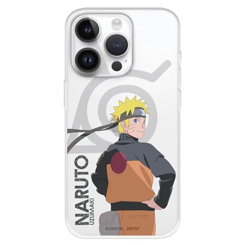 La Casa de las Carcasas Naruto Uzumaki custodia iPhone 15 Pro trasparente