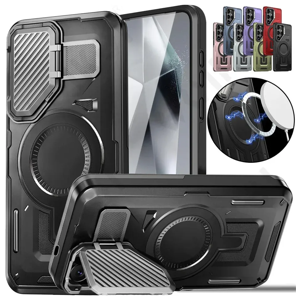 Redpepper S25 Ultra Cover Magnetica Militare con Anello Stand