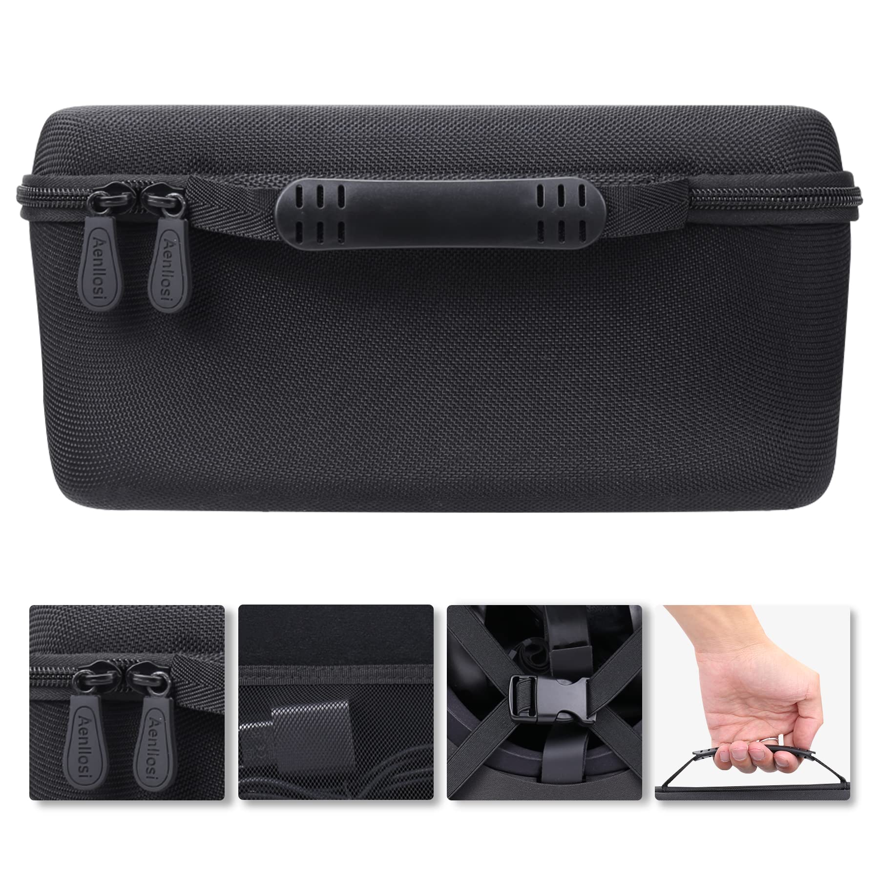 Aenllosi Game Controller Case Quest 2 custodia rigida Nero EVA