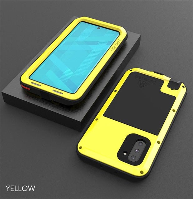 Redpepper Galaxy Cases Note 10 cover alluminio nera