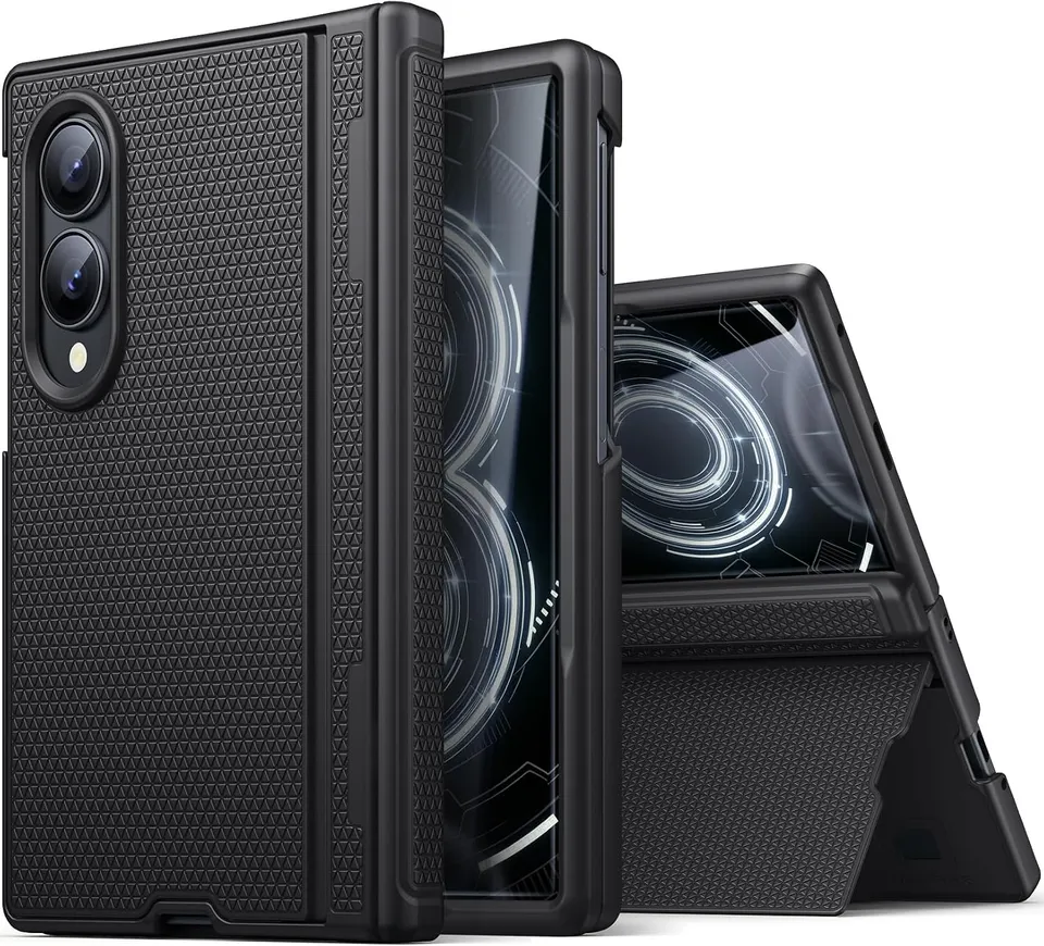 Redpepper Galaxy Z Fold 8 Cover Nera con Stand e Vetro 9H