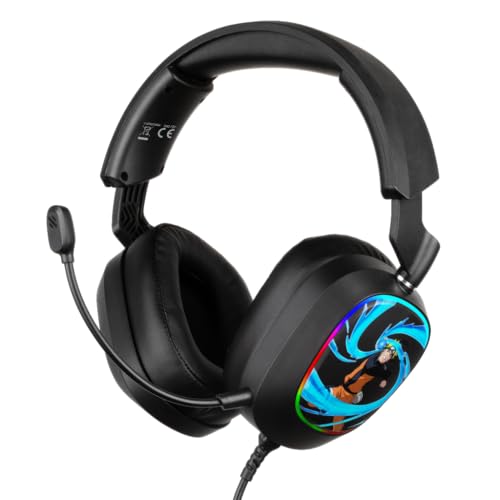Konix Naruto Shippuden Cuffie gaming 7.1 nere