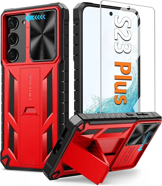 Redpepper Galaxy S23 Plus cover nera stand copricamera