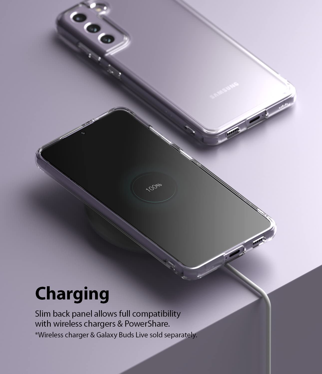 Ringke Fusion Cover Galaxy S21 FE 5G Clear trasparente sottile