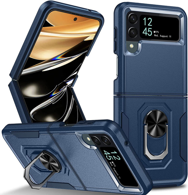 Redpepper Z Flip 4 Cover Rosa Antiurto con Anello Stand