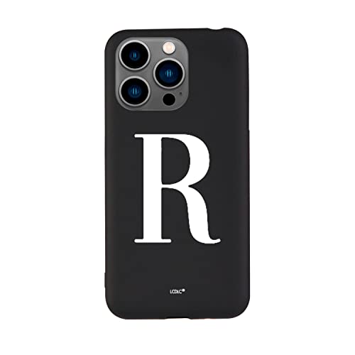 La Casa de las Carcasas Personalizzate iPhone 15 Pro custodia nero iniziale