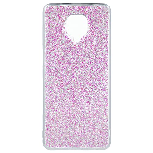 La Casa de las Carcasas Cover Redmi Note 9S custodia rosa glitter