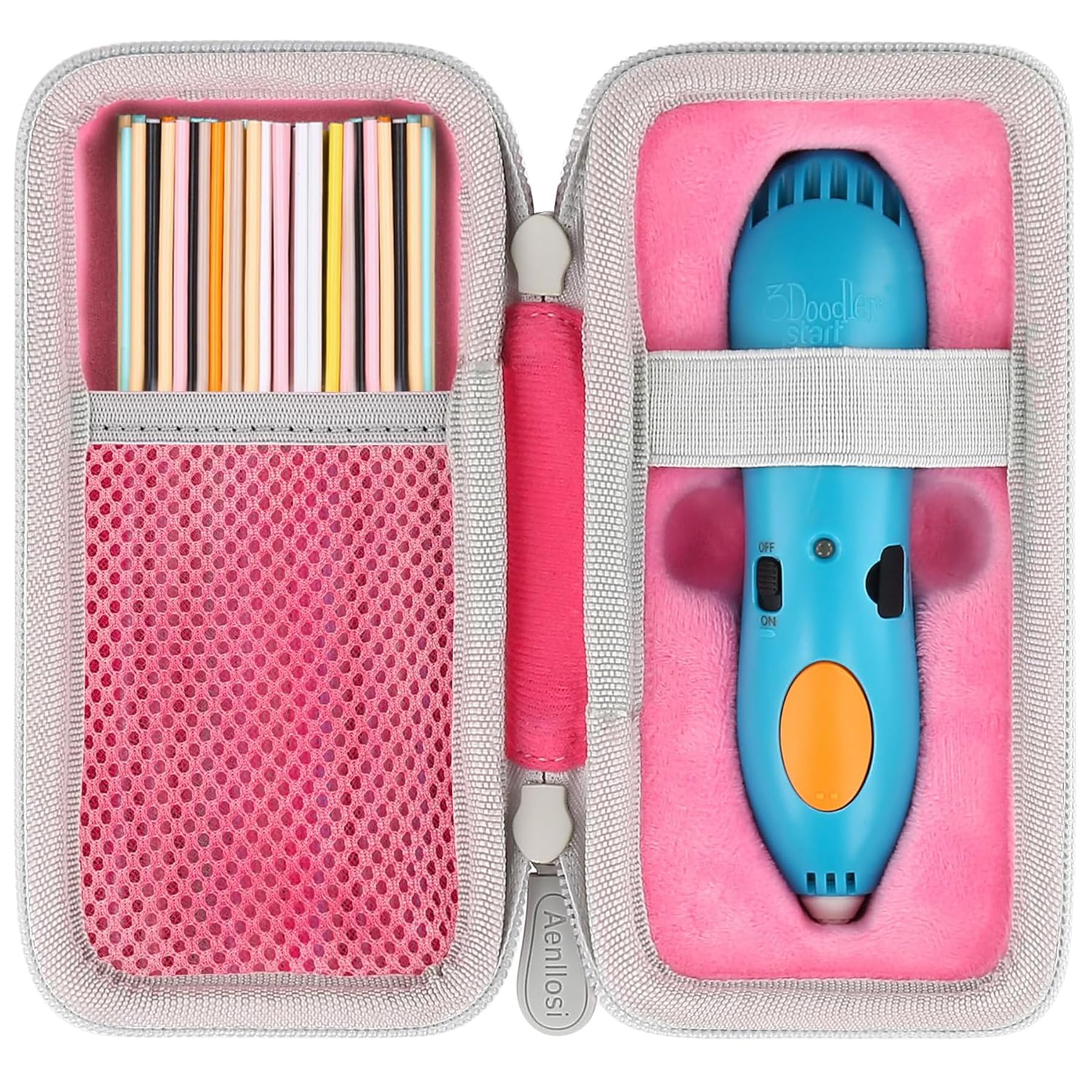 Aenllosi 3D Pen Case custodia rigida 3Doodler EVA nera