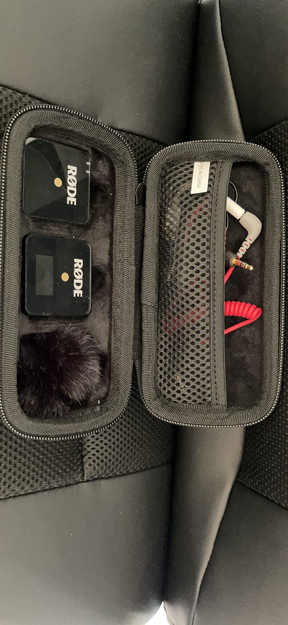 Aenllosi Custodia microfono Rode GO/ME nera EVA