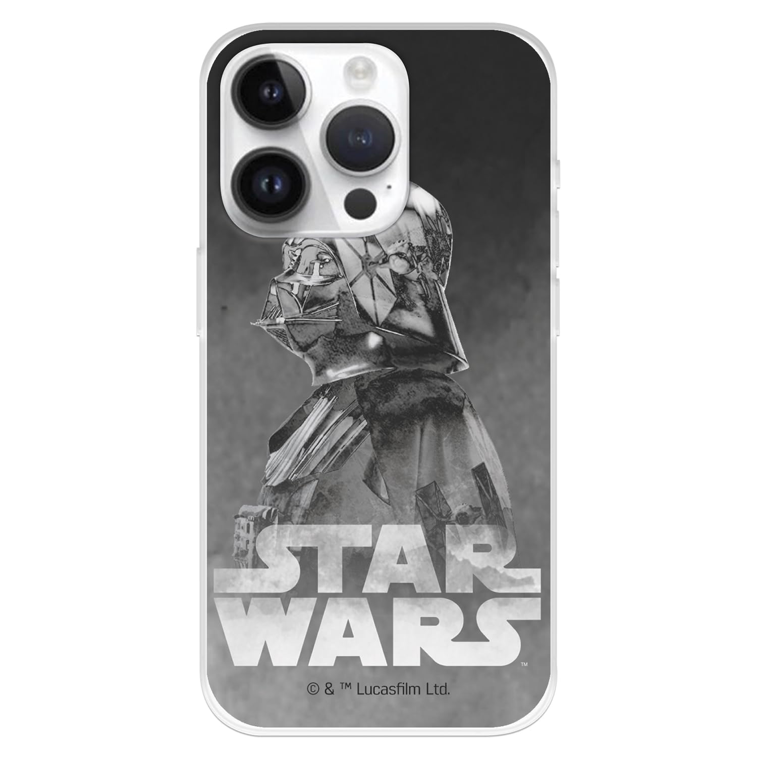 La Casa de las Carcasas Licenze Ufficiali custodia iPhone 15 Pro Darth Vader Nero