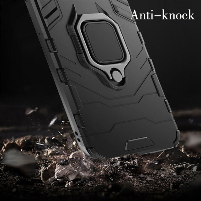 Redpepper iPhone 14 cover magnetica anello stand nera
