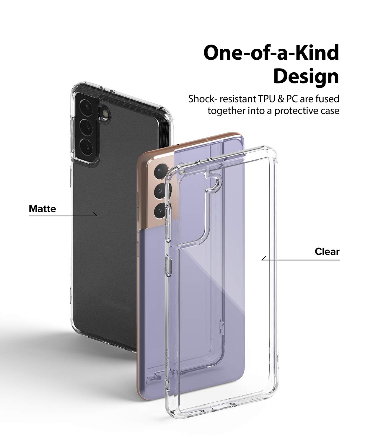 Ringke Fusion Galaxy S21 Plus cover trasparente clear TPU