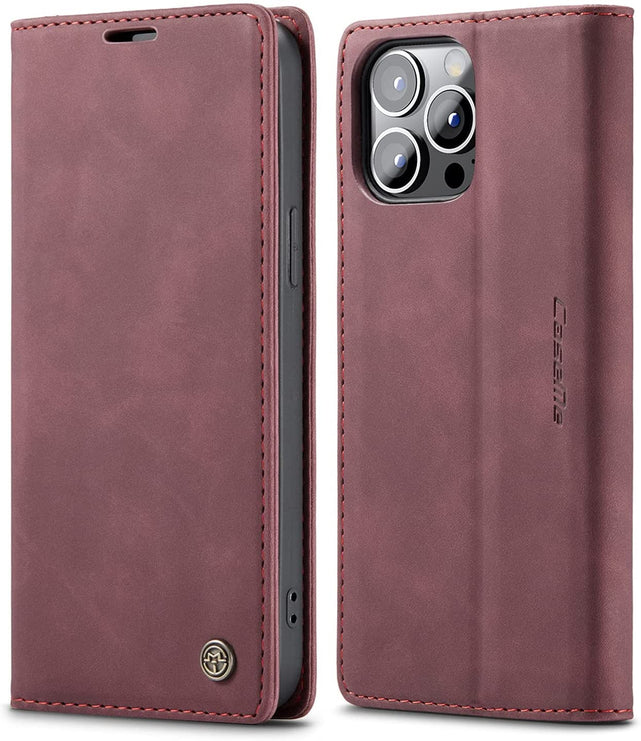 Redpepper iPhone 13 Pro Max Custodia Wallet Pelle con Stand