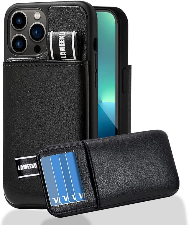 Redpepper iPhone 13 Pro Max Custodia Pelle Portacarte RFID
