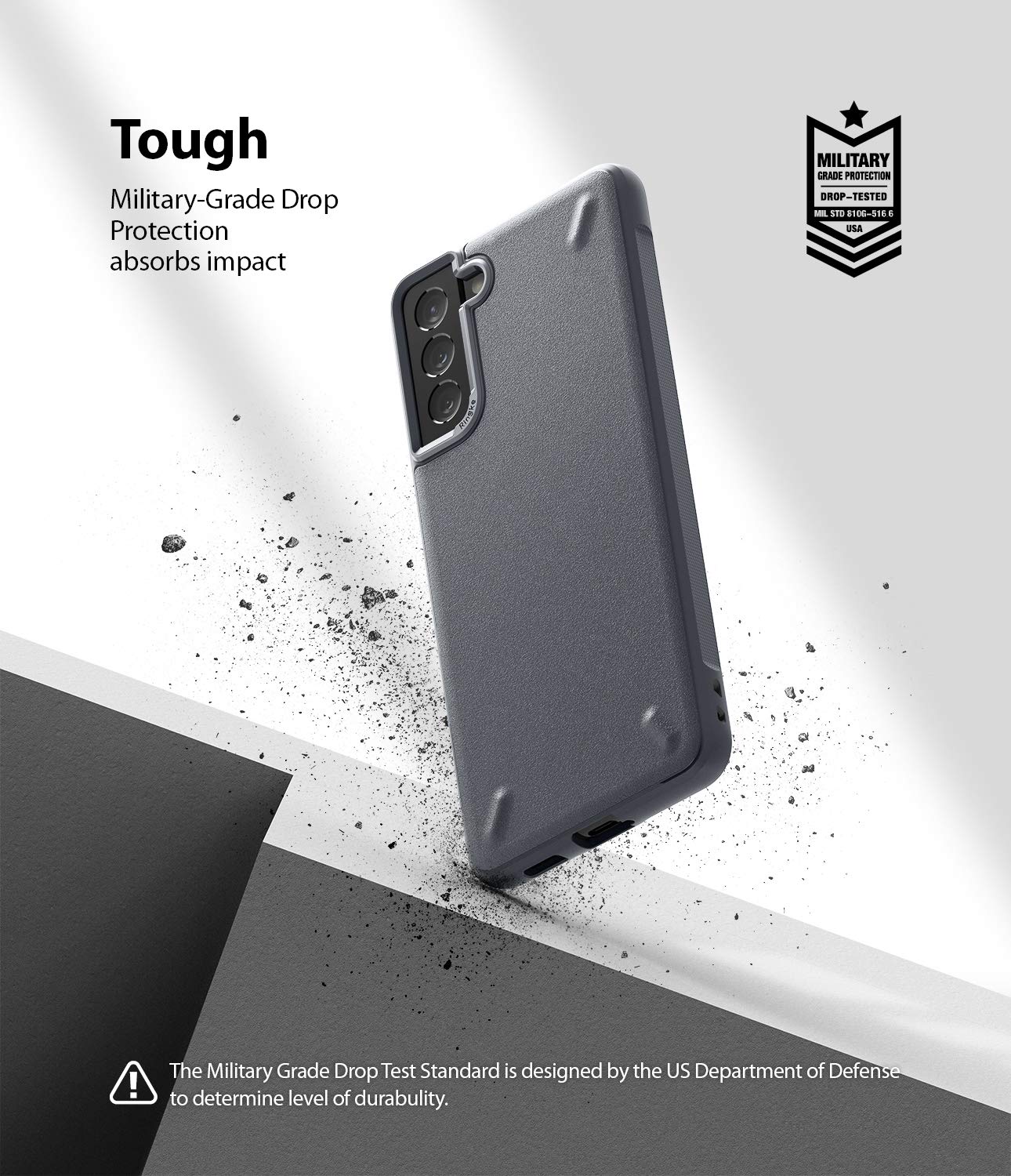 Ringke Onyx Galaxy S21 Plus custodia antiurto grigia Dark Gray