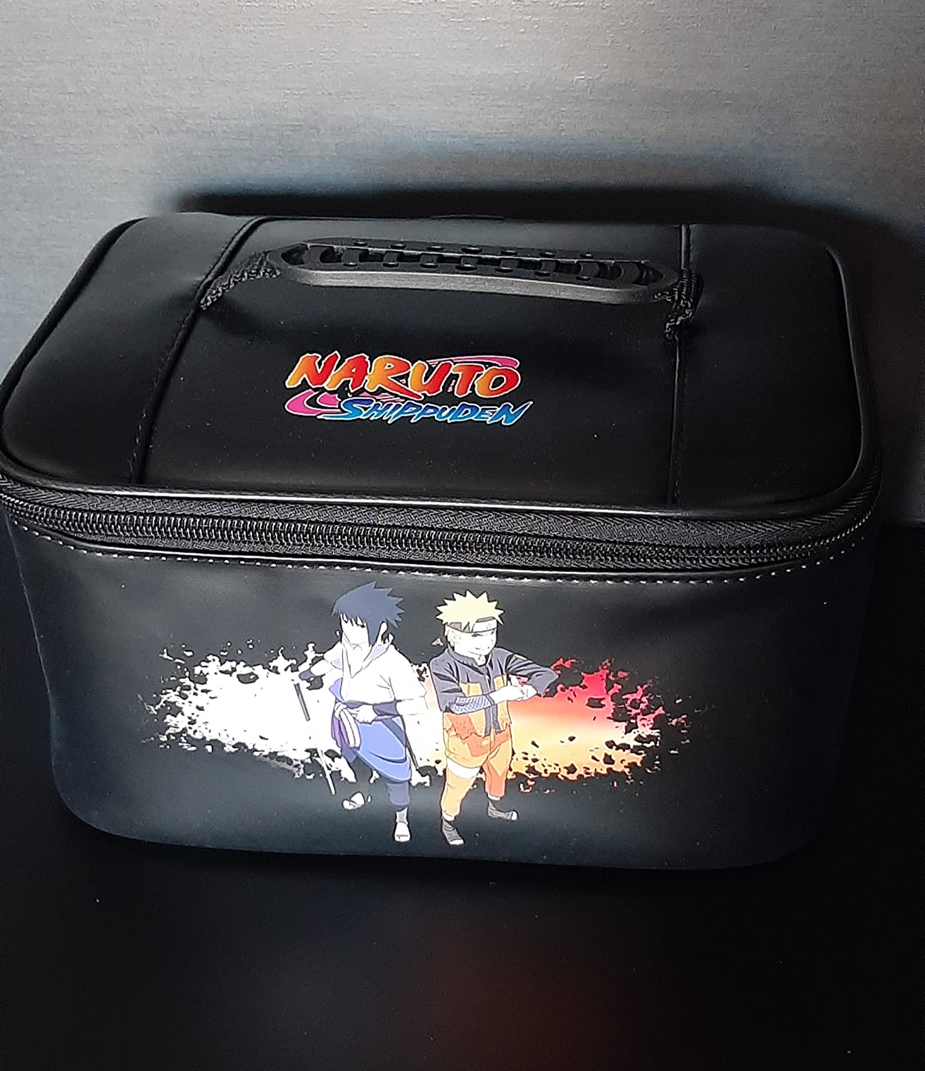 Konix Naruto Shippuden Borsa Switch Nero Naruto e Sasuke