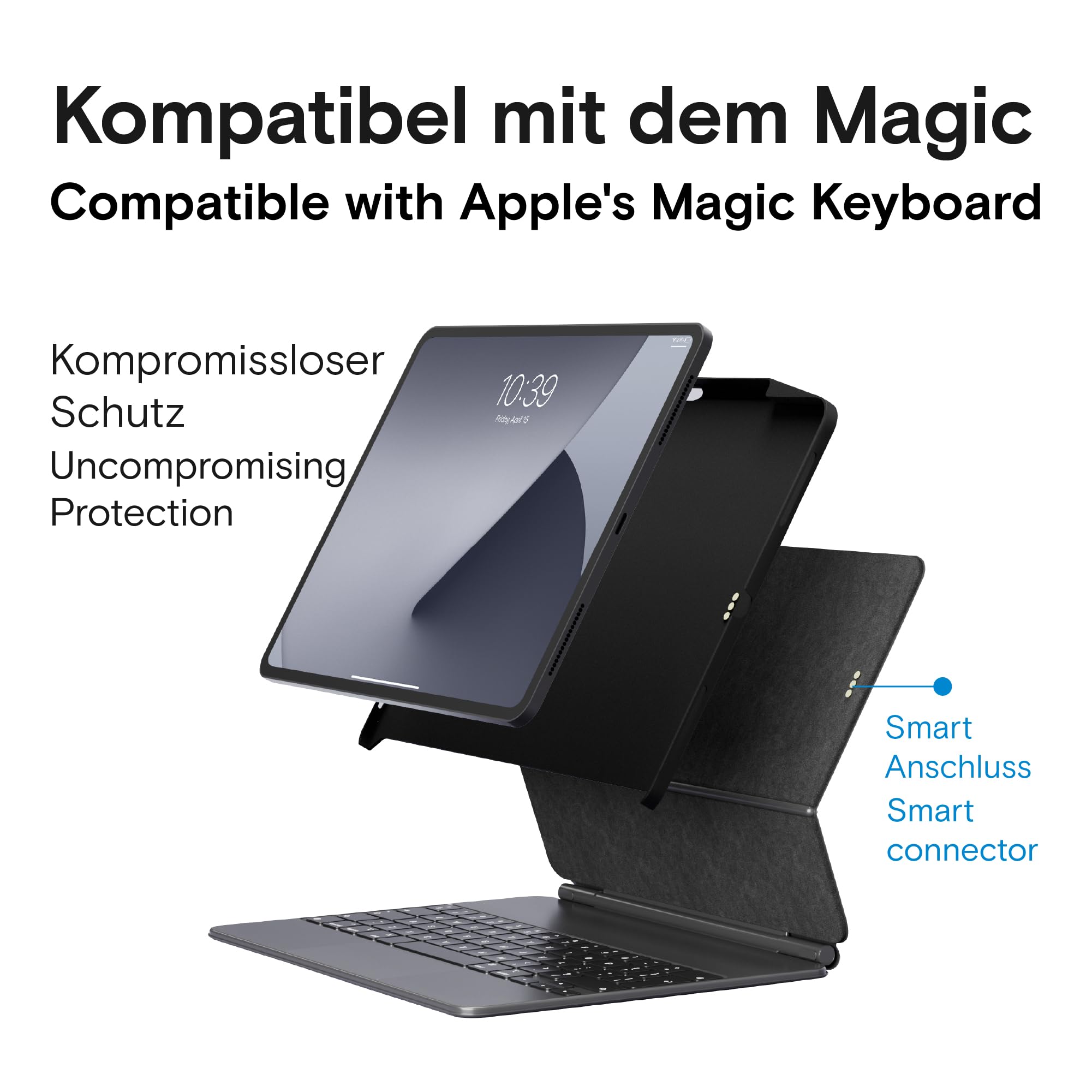 MOFT Snap Series Custodia iPad Pro 12.9 Magic Keyboard Pelle