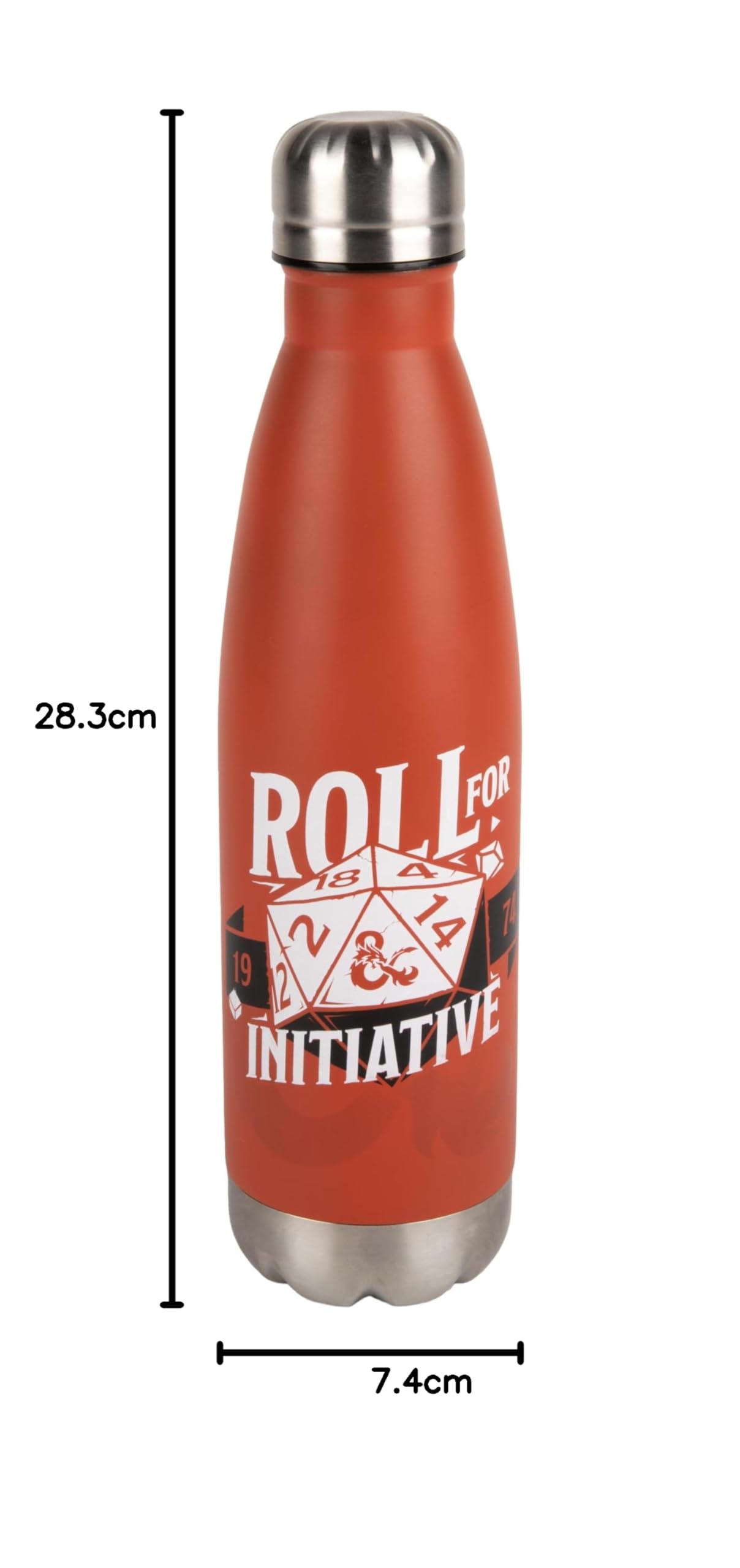 Konix Dungeons & Dragons bottiglia termica 500 ml Roll for Initiative