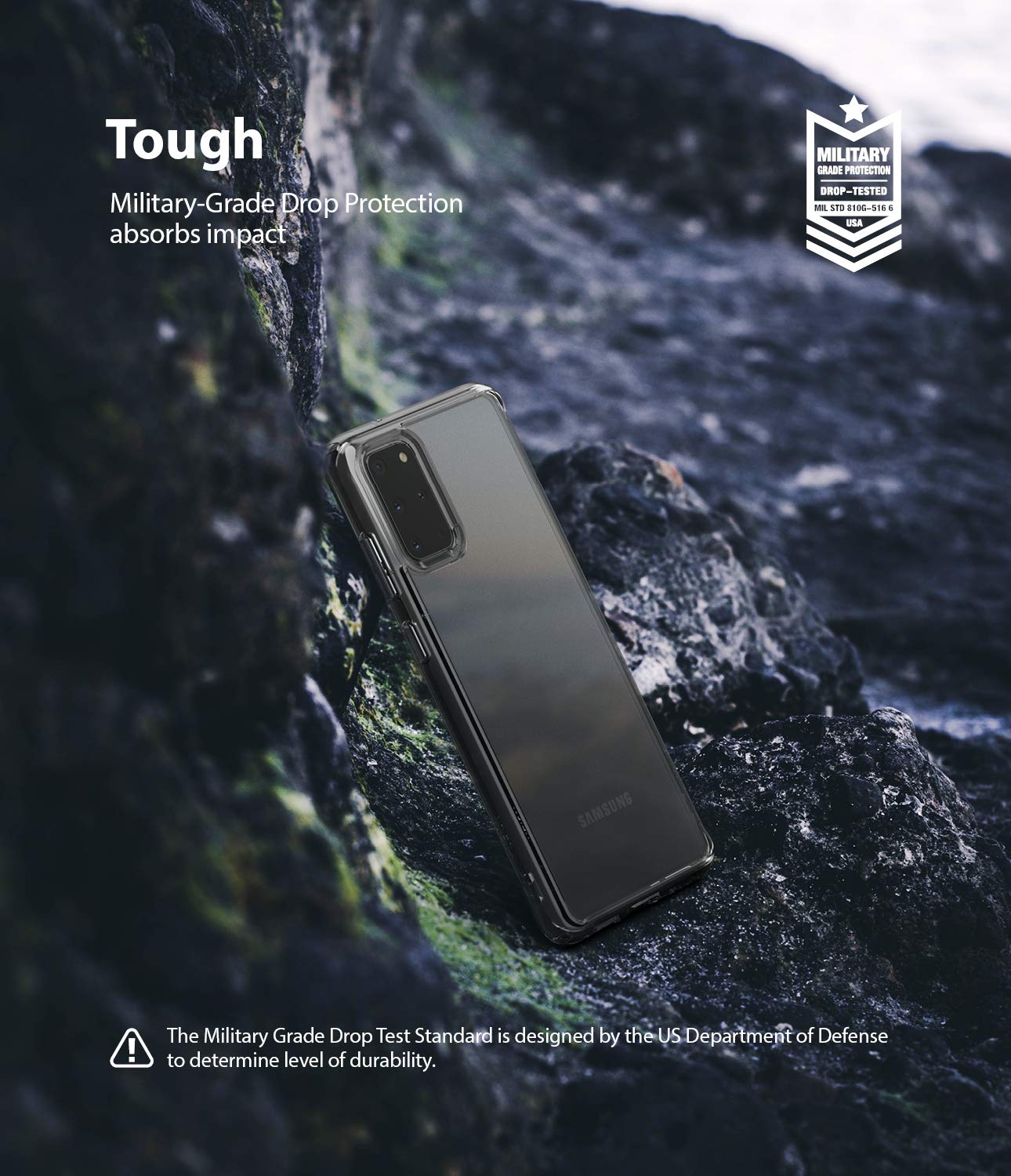 Ringke Fusion Cover Galaxy S20 Plus Trasparente Antiurto