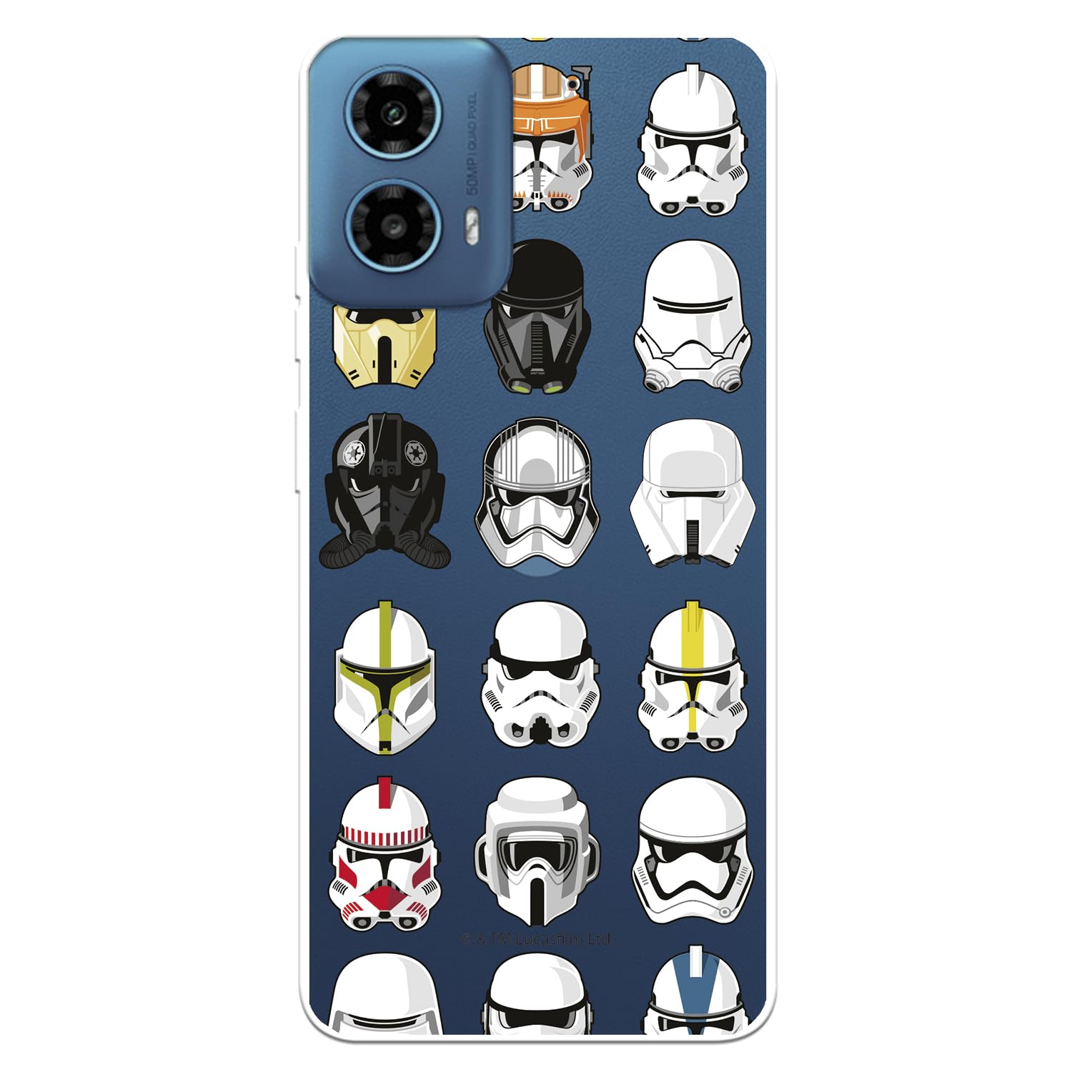 La Casa de las Carcasas Moto G34 cover Darth Vader fondo nero
