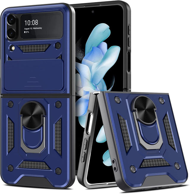 Redpepper Galaxy Z Flip 4 5G Cover Anello Magnetica Slide Camera