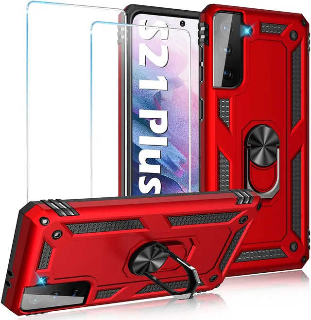 Redpepper Galaxy S21 Plus cover armor magnetica con anello