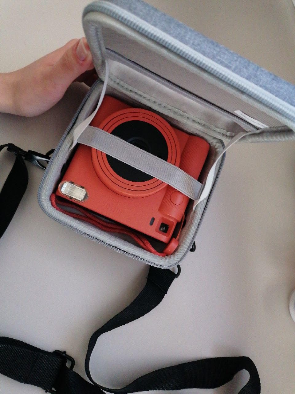 Aenllosi Camera Case Custodia Arancia per Instax SQ40 SQ1