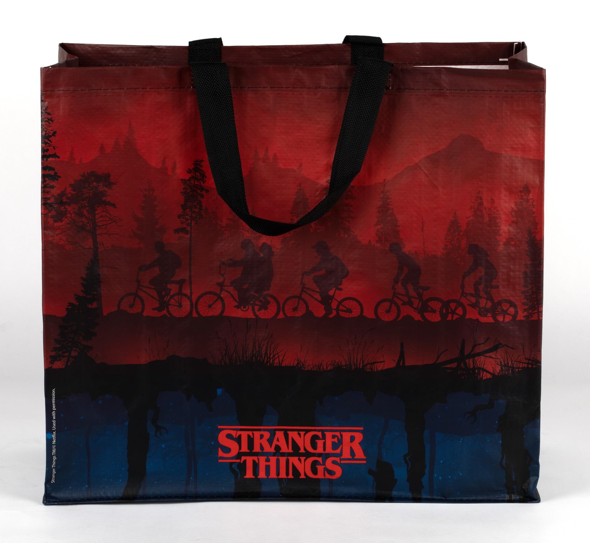Konix Stranger Things borsa spesa 40x45x20 riciclata Upside Down