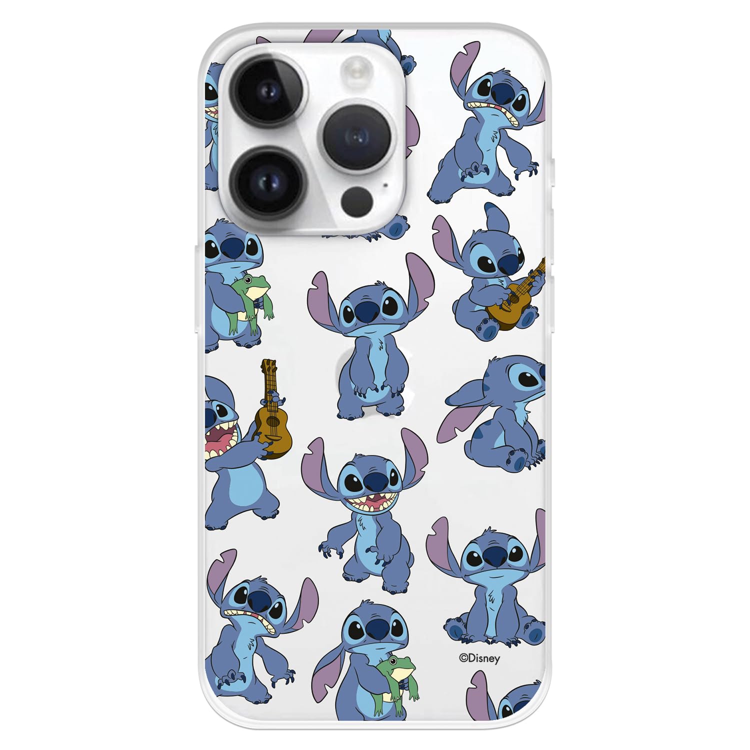 La Casa de las Carcasas Lilo & Stitch Custodia iPhone 15 Pro Trasparente