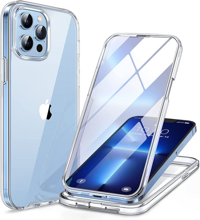 Redpepper Apple Cases 13 Pro Max Cover Trasparente Full-Body 360