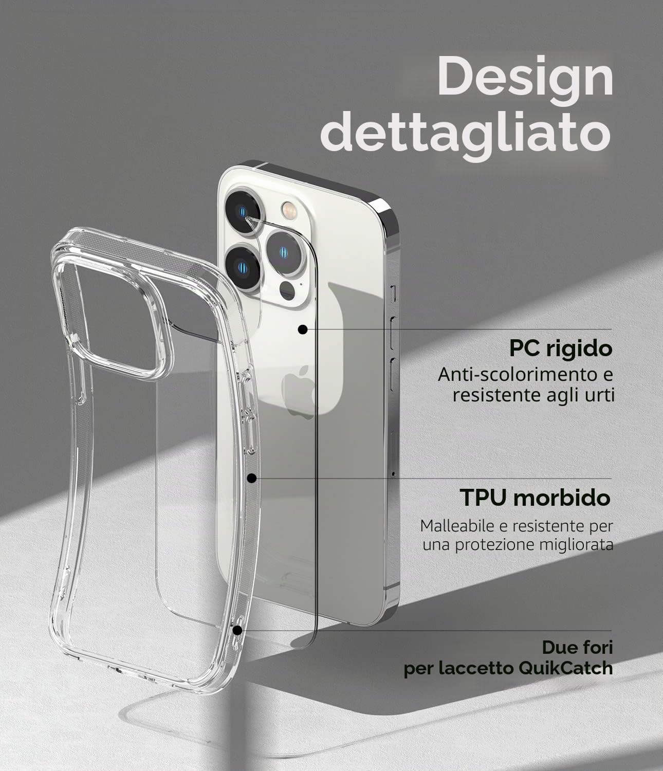 Ringke Fusion iPhone 14 Pro Max cover trasparente clear