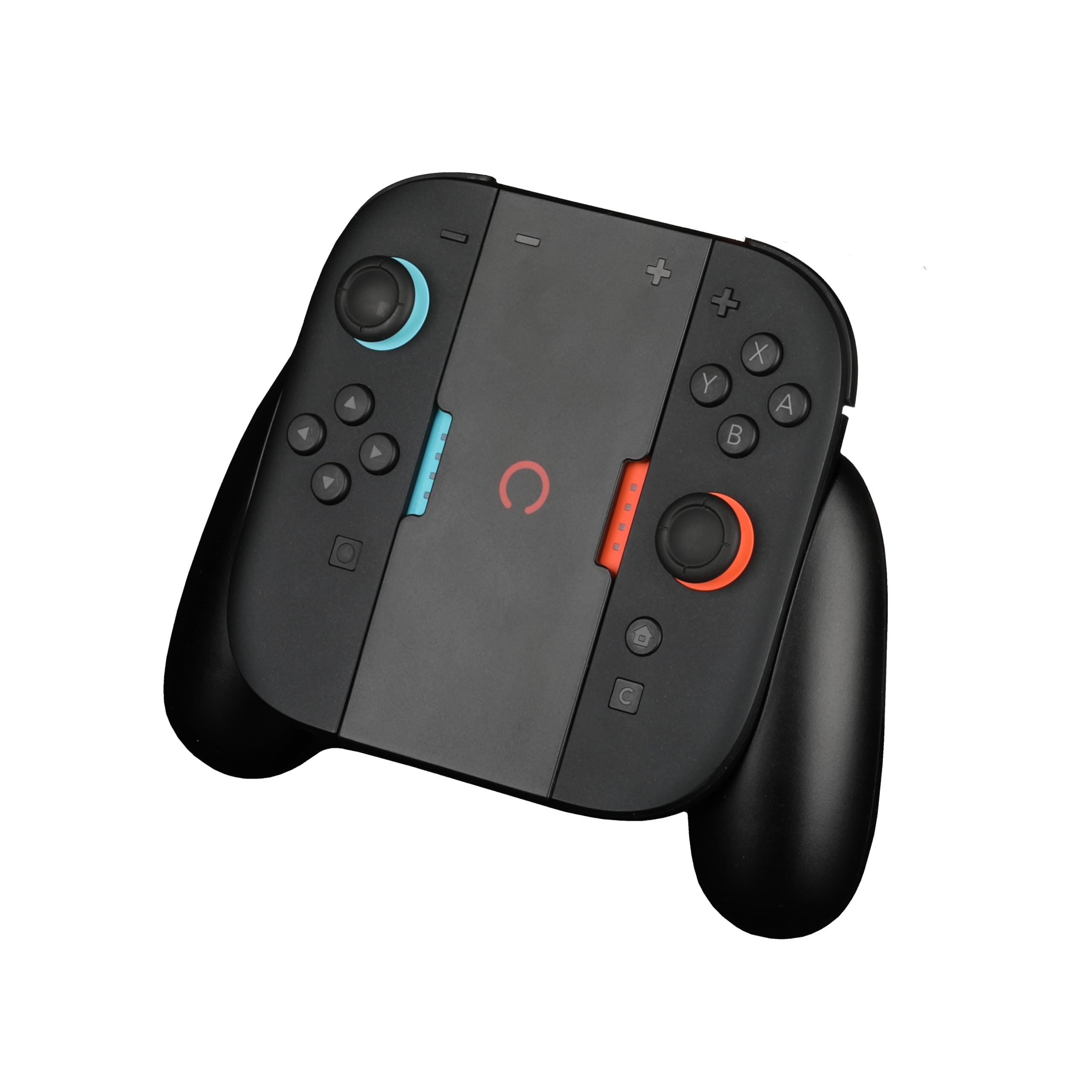 Konix Play and Charge impugnature Joy-Con Switch 2 nero LED