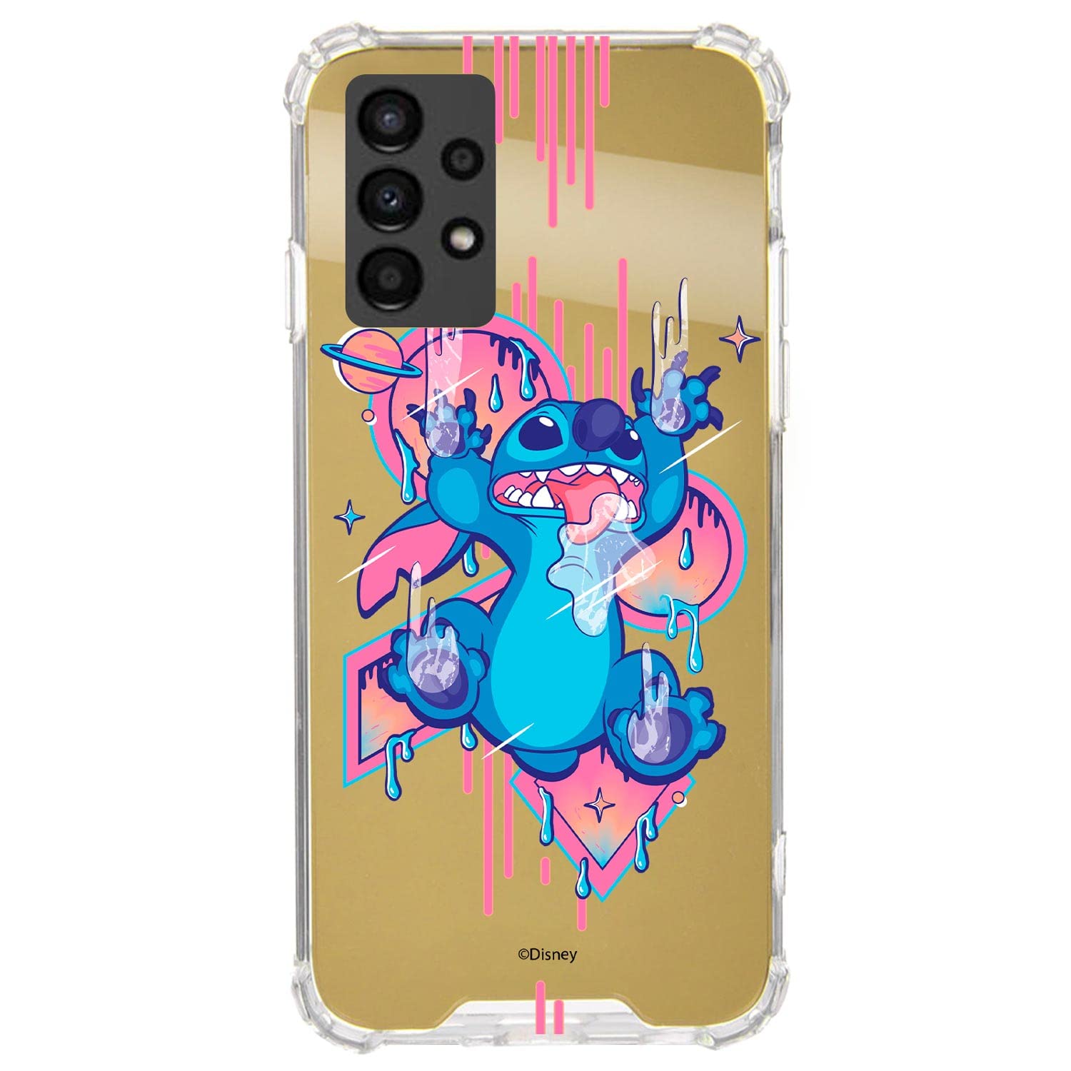 La Casa de las Carcasas Stitch Cover Redmi Note 9 Silicone Nero