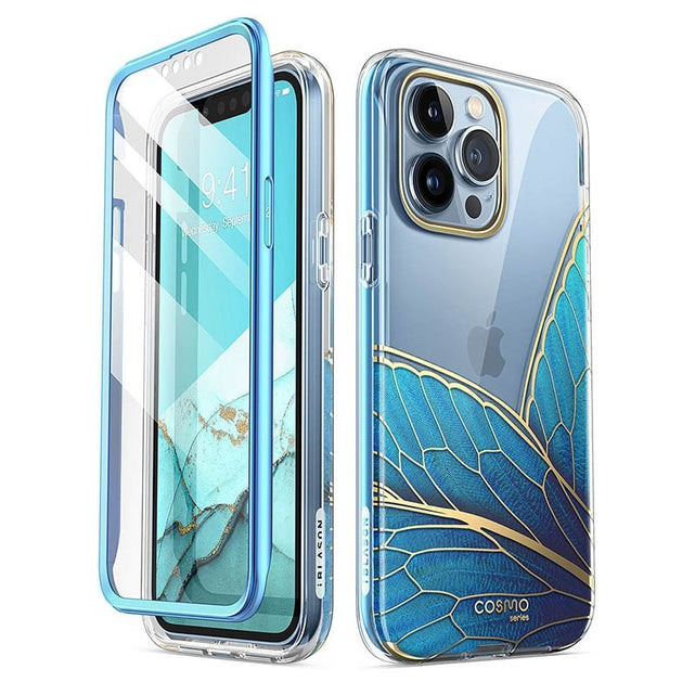 Redpepper iPhone 13 Pro Cover con Vetro Effetto Marmo