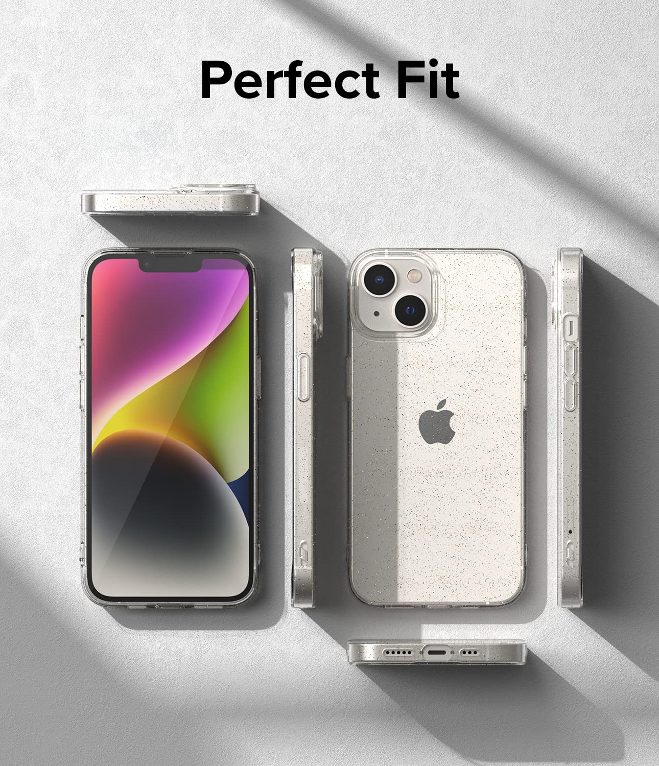 Ringke Air Cover iPhone 14 Glitter Clear Trasparente TPU