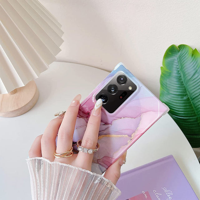Redpepper Note 20 Ultra Cover Silicone con anello supporto 360°
