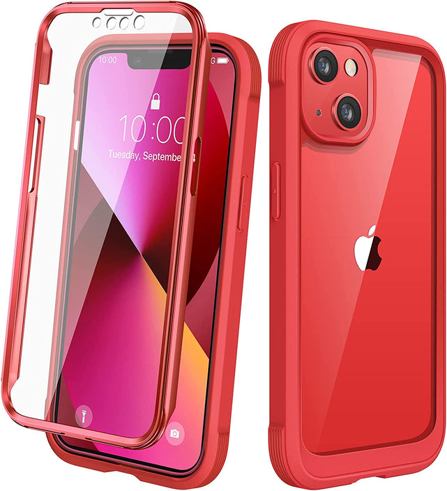 Redpepper iPhone 13 Mini Cover Full Body Rosa Crystal Pink