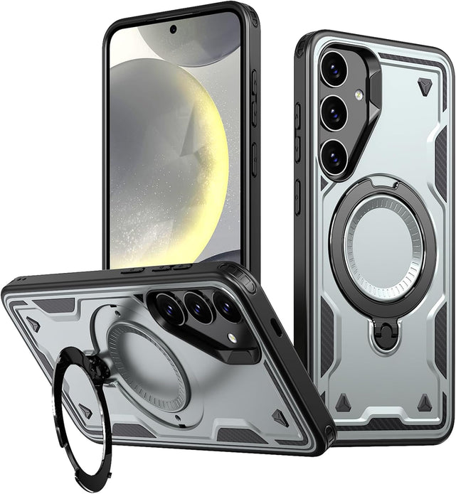 Redpepper Galaxy Cases S25 Ultra cover nera antiurto MagSafe stand
