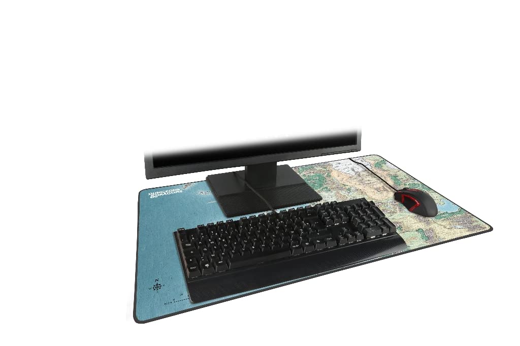 Konix Mouse Pads tappetino gaming XXL 80x46 cm Dungeons Dragons Faerun
