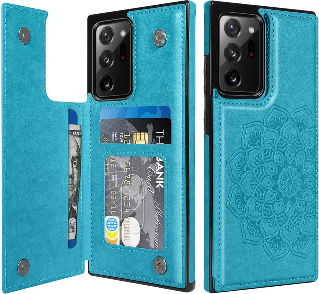 Redpepper Galaxy Note 20 Ultra cover portafoglio pelle nero