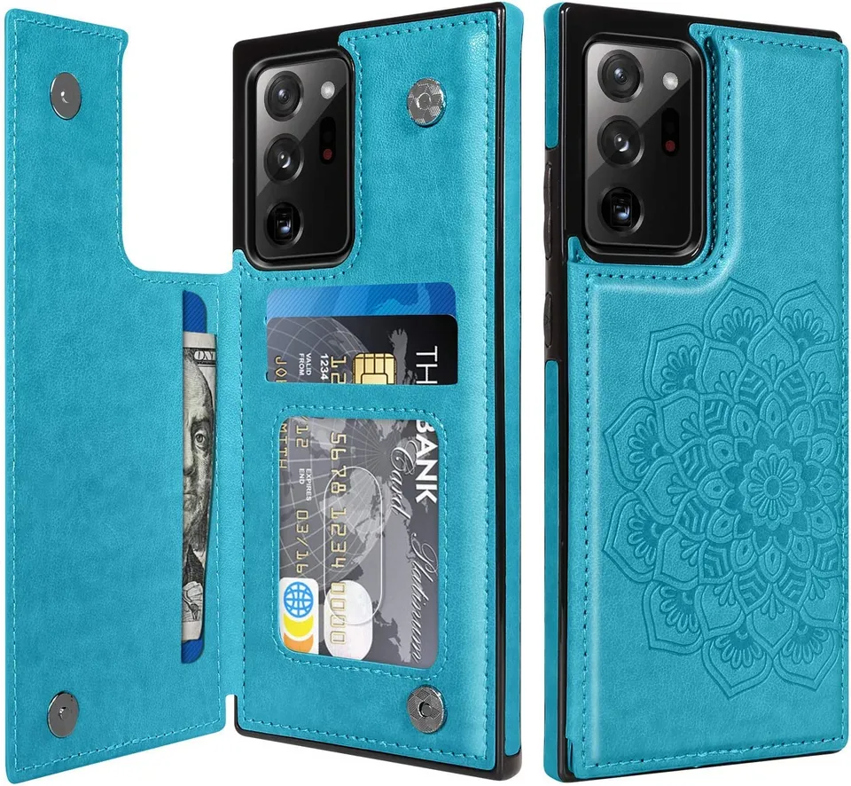 Redpepper Galaxy Note 20 Ultra cover portafoglio pelle nero