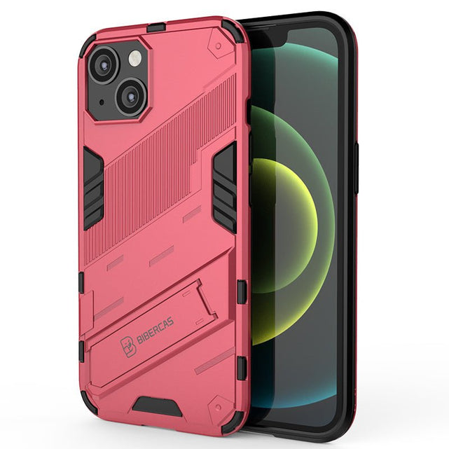 Redpepper iPhone 14 cover armor con stand nero antiurto