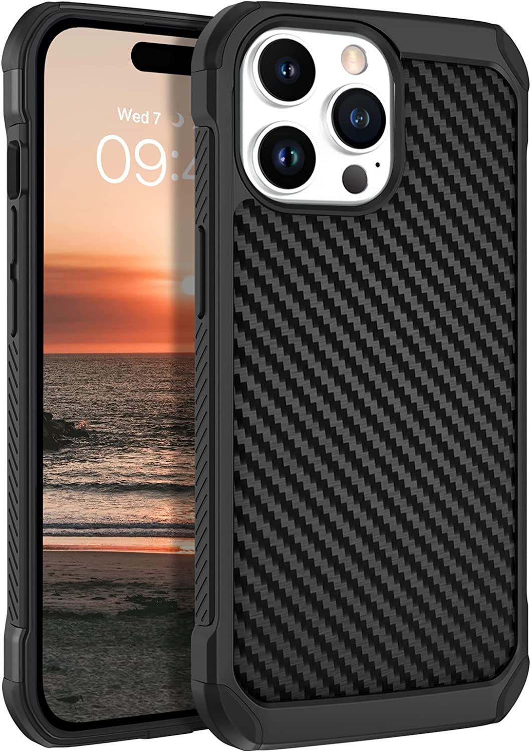 Redpepper iPhone 14 Pro cover carbonio slim antiurto