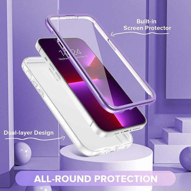 Redpepper iPhone 13 Pro Max Cover Marmo con Pellicola 6,7"