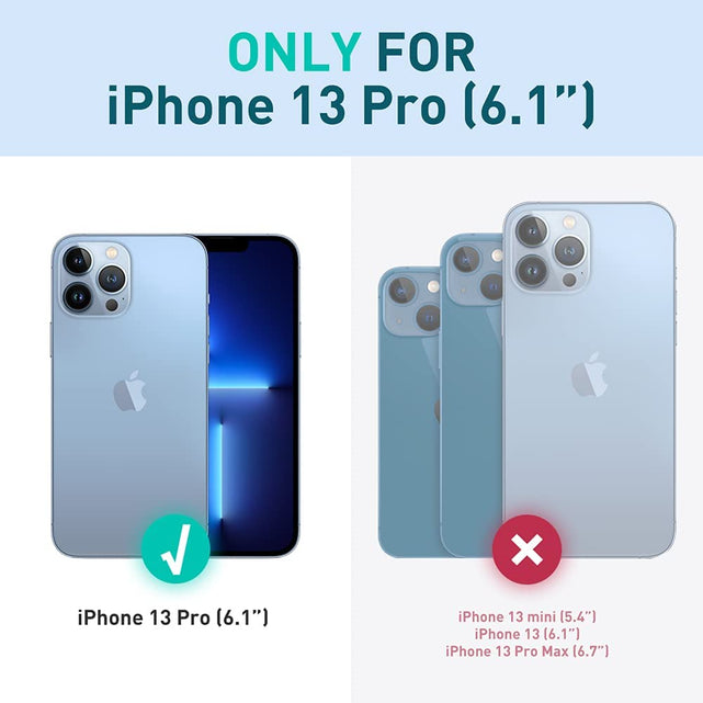 Redpepper iPhone 13 Pro Cover Porta Carte TPU Antiurto 6.1"