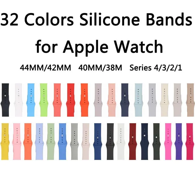 Redpepper Accessories Apple Watch cinturino silicone nero 42/44mm