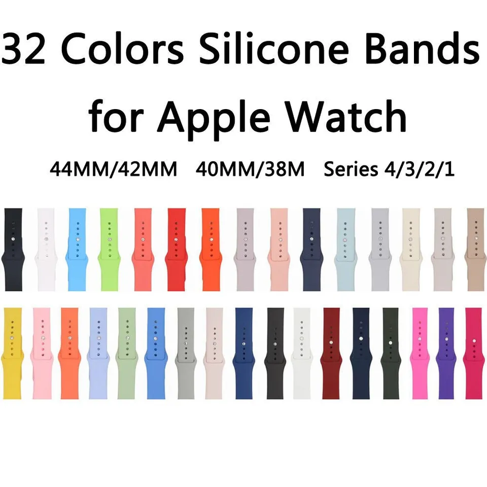 Redpepper Accessories Apple Watch cinturino silicone nero 42/44mm