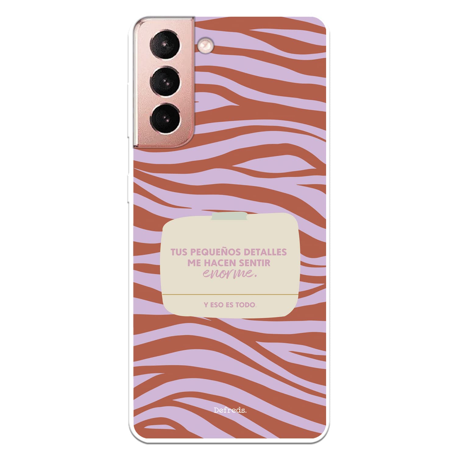 La Casa de las Carcasas Collaborazioni cover Galaxy S21 Defreds frase