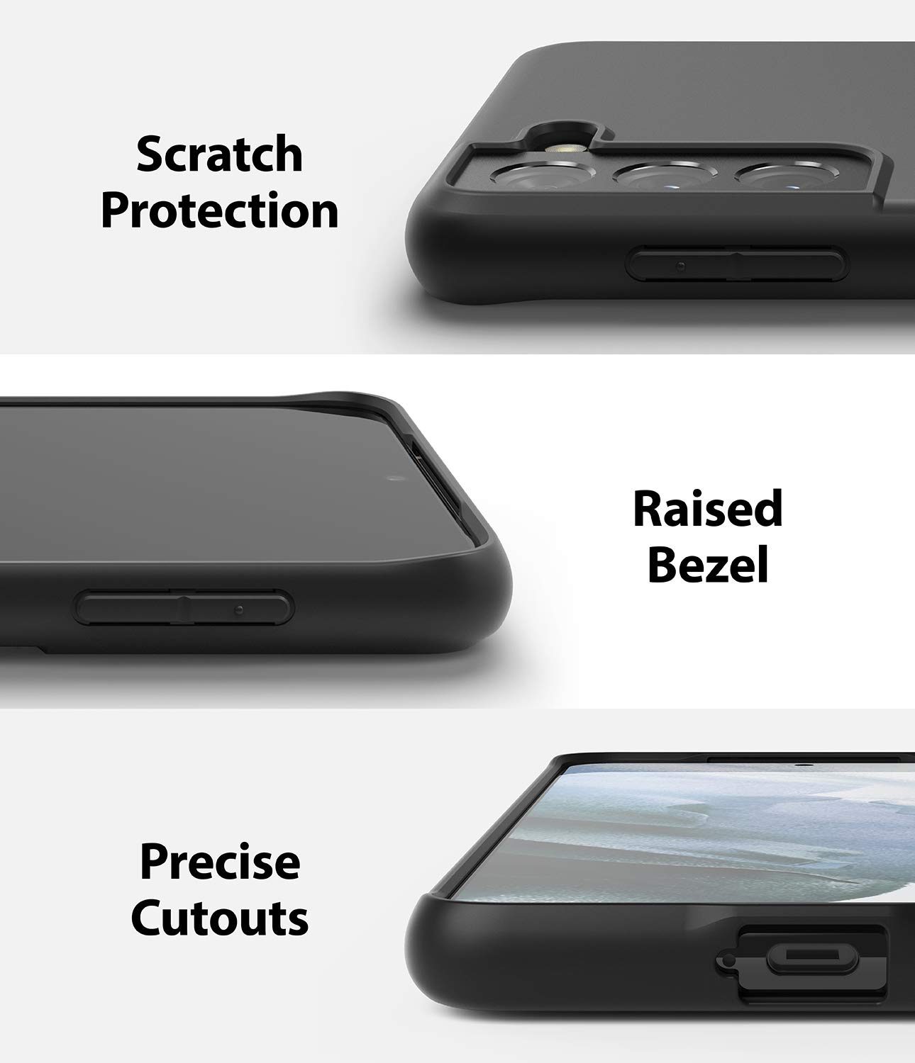 Ringke Air S Galaxy S21 Plus cover nera TPU sottile