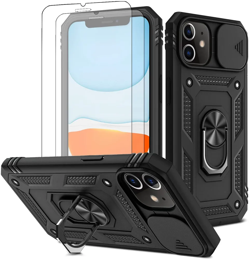 Redpepper iPhone 13 Pro Max cover magnetica nera antiurto